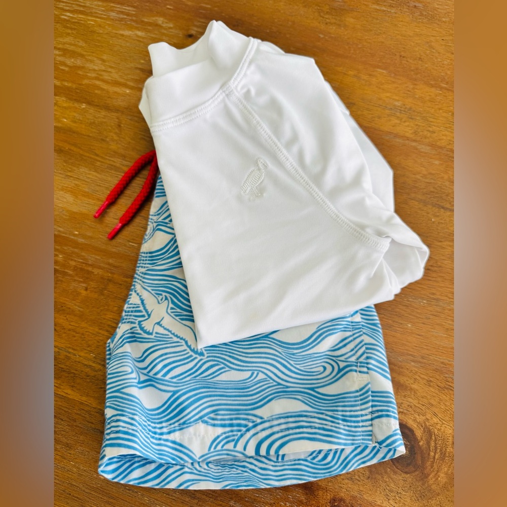 TBBC. Swim set. Top size 18-24 months. Bottoms 2T. GUC.